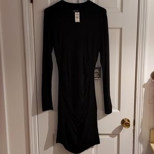 Black Midi Sweater Dress